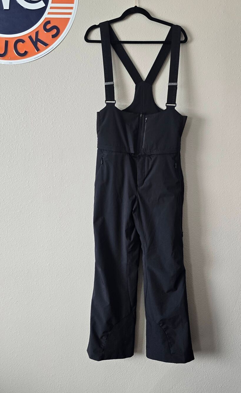 Fera Stowe Black Overall Snow Bibs 8 Outdoor Snowmobile Ski Snowboard